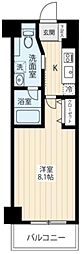 LEXE八広 1Kの間取図画像