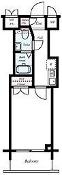 ヴェルト川崎プラッツ 1Kの間取図画像