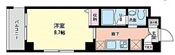 ヴァリエ原町田 ワンルームの間取図画像