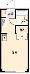 Doors方南町 ワンルームの間取図画像