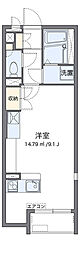 ミランダボヌールN ワンルームの間取図画像