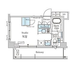 間取図画像 ワンルーム