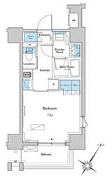 ルフォンプログレ南大塚 1Kの間取図画像