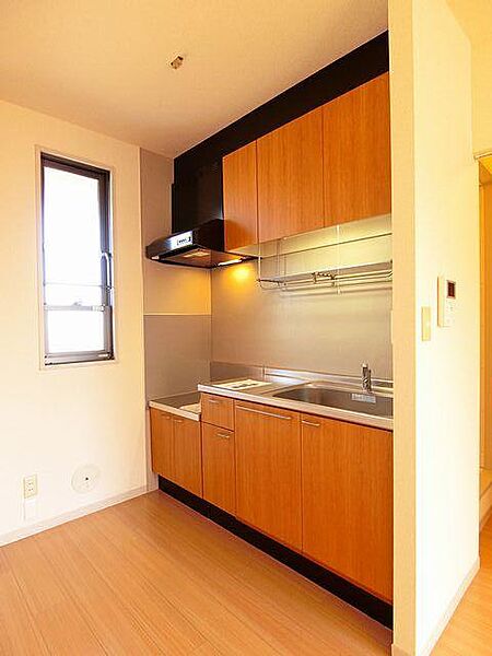 画像10:【キッチン】上下に収納スペースがあります☆吊戸には水切り棚がついています。洗った食器を置いておけますのでワークトップの省スペース化もできます！！