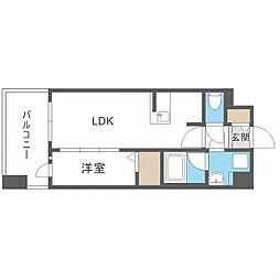 グランフォーレ千早マークスクエアウエストウイング 1LDKの間取図画像