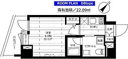 ステージグランデ新桜台 1Kの間取図画像