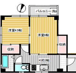 東十条商店街会館 2Kの間取図画像