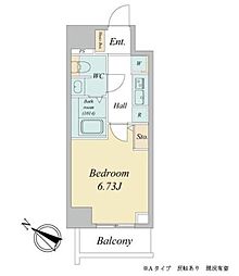 GranCasaさいたま新都心 1Kの間取図画像