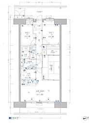 白井ロジュマン 3LDKの間取図画像