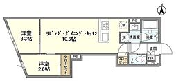 グランデ池袋本町 2LDKの間取図画像