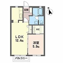 アクアＭ 101 ｜ 福島県白河市寺小路5-7（賃貸アパート1LDK・1階・44.00㎡） その2