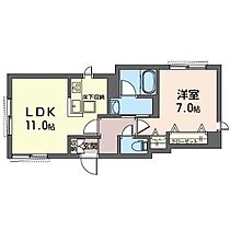 ラ　メール 00101 ｜ 東京都中野区上高田１丁目13-2（賃貸アパート1LDK・1階・43.91㎡） その2