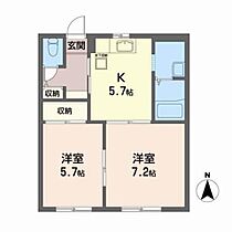 フレグランス広瀬 102 ｜ 宮城県仙台市青葉区愛子東５丁目4-8（賃貸アパート2K・1階・42.00㎡） その2