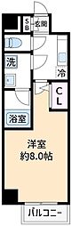 ベルグレードSK 1Kの間取図画像
