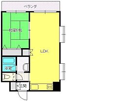 ケイアイビル 1LDKの間取図画像