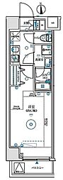 プレニーズ五反野MAXIV 1Kの間取図画像