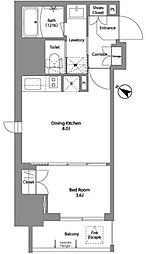 COMFORIA板橋区役所前 1DKの間取図画像