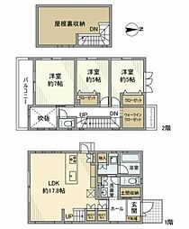 東町戸建 3LDKの間取り