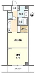 ラクラス麻布十番 1LDKの間取図画像