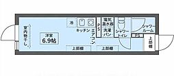 ココフラット武蔵小山3 ワンルームの間取図画像