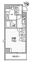ARKMARK巣鴨 1Kの間取図画像