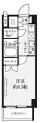 HF武蔵小山レジデンス 1Kの間取図画像