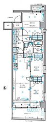 パークアクシス文京本郷 3LDKの間取図画像