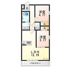 物件の間取り