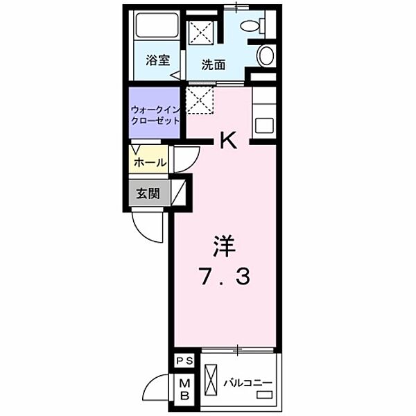 グラディート ｜大阪府東大阪市友井３丁目(賃貸アパート1R・2階・26.20㎡)の写真 その2