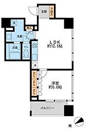 プロスペクトKALON三ノ輪 1LDKの間取図画像
