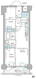 パークアクシス文京本郷 2LDKの間取図画像