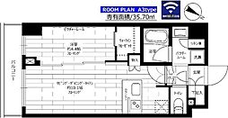 ステージグランデときわ台アジールコート 1LDKの間取図画像