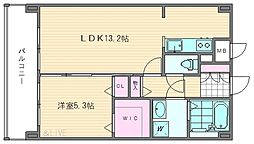 グレイスフルマンション舞松原 1LDKの間取図画像