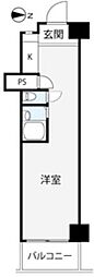 三田桜台第3コーポソレイユ桜台 ワンルームの間取図画像