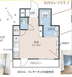 第1コーポ・ムラハシ ワンルームの間取図画像