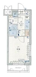ルーブル新宿西落合参番館 1Kの間取図画像