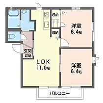 ロイヤルパレスII号館 00102 ｜ 神奈川県厚木市妻田西２丁目21-14（賃貸アパート2LDK・1階・50.00㎡） その2