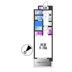 GLUCKMAISONS-SAKAIXVI 1Kの間取図画像