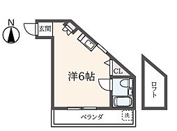間取図画像 ワンルーム