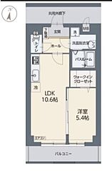 間取図画像 1LDK