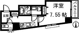 GRANHILLS馬込 1Kの間取図画像
