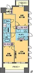 ParkCube日本橋水天宮 2LDKの間取図画像