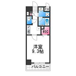 コージーコート 1Kの間取図画像
