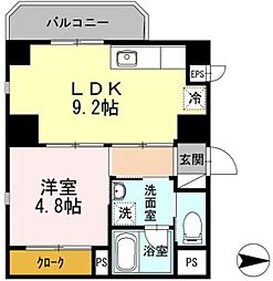 スティル・M 5階1LDKの間取り