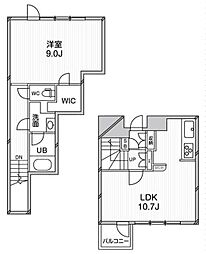アーバンフラッツ目黒本町 1LDKの間取図画像