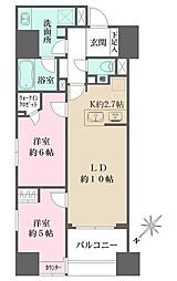 ALTERNA日本橋 2LDKの間取図画像