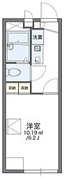レオパレスパッシモ 1Kの間取図画像