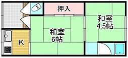 富田林市山中田 アパート 2階