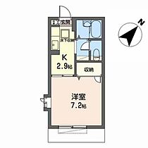 ハイネス山の寺 105 ｜ 宮城県仙台市泉区山の寺１丁目25-28（賃貸アパート1K・1階・24.50㎡） その2