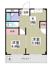 コーシュンビレッジ 2Kの間取図画像